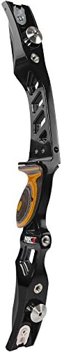 YLS Recurve Bow Riser 21 inch Bow Handle Left Handed For Archery Target Shooting -Black color