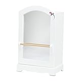 18 Inch Doll Furniture | Ballet Barre 18 Inc Doll Closet Armoire, Includes 3 Wooden Doll Clothes Hangers | Fits American Girl Doll Clothes