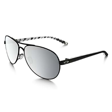 Oakley Womens Feedback Polarized Sunglasses, Metallic