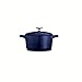 Tramontina Bestow 24-Ounce Small Cocotte Pot, Enameled Cast-Iron Dutch Oven with Lid for Cooking & Serving - Gradated Cobalt, Oven & Stovetop Safe