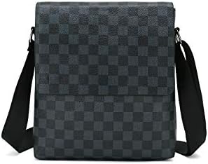 Men Classic Business Crossbody Shoulder Bags Casual Man Bag（black）