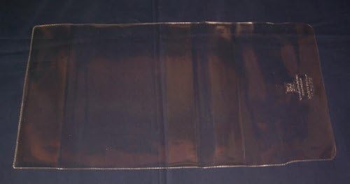 1 (one) 8" Brodart Clear Vinyl Adjustable Book Slip-Cover
