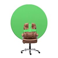Swelt 55.8 Inch Chromakey Green Collapsible Backdrop Reversible Studio Photography Photo Video Muslin Popup Screen Backdrop Background Panel with Storage Carry Bag