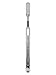 Swissco Piave Chrome Plated Toothbrush Tynex Bristle, Medium