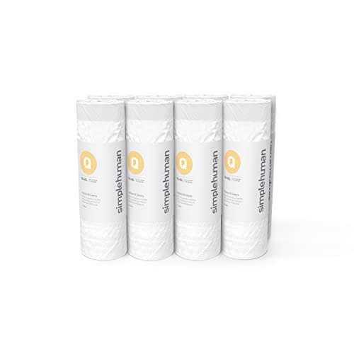 simplehuman Code Q Custom Fit Drawstring Trash Bags, 240 Count, 5065