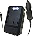 Sony Cybershot DSC-P100, DSC-P150, DSC-P200 - Replacement Battery Charger (Incl. Car Plug Adapter)