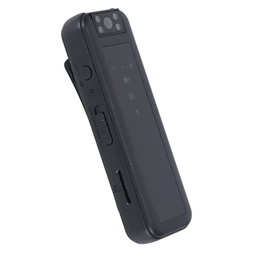 Mini Body Camera, 1080P Video Recorder Wearable Portable Security Cam, 600mAh Back Clip Body Camera, for Lecture Meetings
