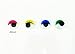 Yueton 200pcs Adhesive Back Mix Color Mini Wiggle Eyes with Eyelash Small Plastic Round Moving Googly Eyes for Children School Classroom Home Arts & Crafts Models (20mm)
