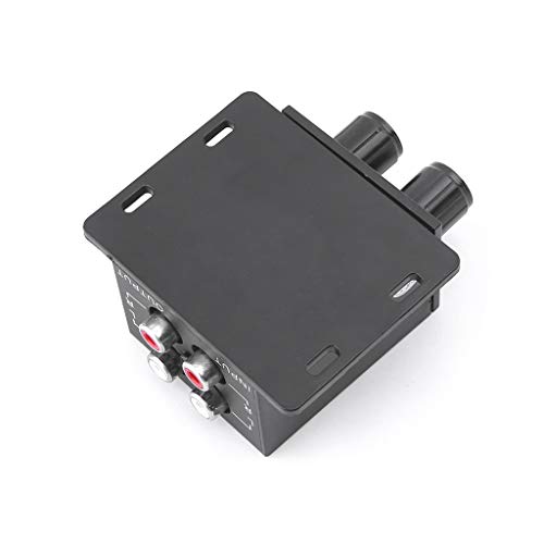 Autone Car Audio Regulator with Screws Amplifier Bass Subwoofer Stereo Equalizer Controller 4 RCA