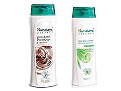 himalaya herbals body lotion Coca Butter 100ml & Aloe Cucumber 100ml Combo