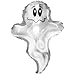Halloween Flying Ghost Mylar/Foil Balloon 24 Inch Pkg/5