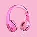 LilGadgets Connect+Wired Kids Headphones for School with Microphone, Volume Limiting & Noise Reduction Over-Ear Headset with Cord, SharePort Technology & SoftTouch Padding, Pink - Kid Headphones