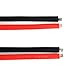 Padarsey 2 Pairs EC5 10cm Male Female Connector with 12awg Silicone Wire 3.93 inch RC Hobby Lipo Battery(2 Male+2 Female)