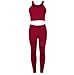 Premium Yoga Clothes Sets - Active Wear Tank Top/Bra and High-Waist Leggings 2 Piece Sets - Women Gym Clothes