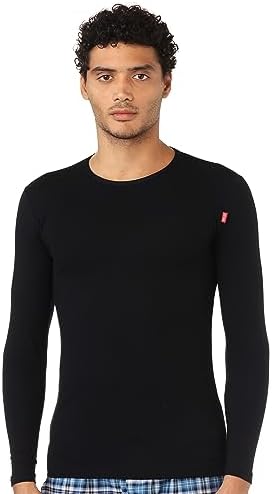 Cottonil Mens Under Shirt Long Sleeves O Neck T-Shirt, Color