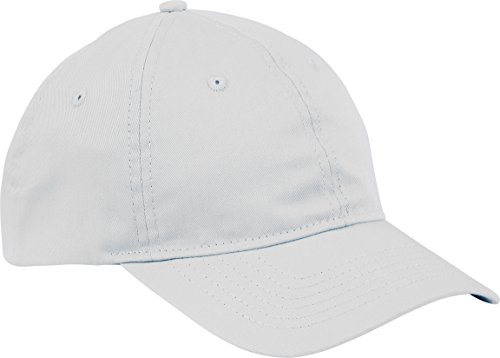 Big Accessories 6-Panel Twill Unstructured Cap OS White