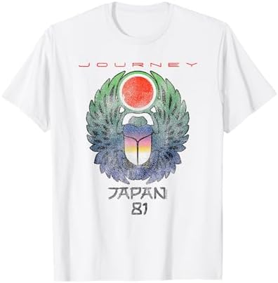 Amazon.com: Journey Japan Tour '81 Adult Natural Short Sleeve T