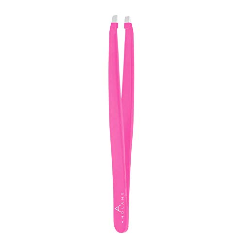 Andlane Tweezers Set - Professional Stainless Steel 5-Piece Precision Tweezer for Men & Women - Great for Facial Hair Removal, Eyebrow Shaping, Splinters & Ingrown (Pink) - Thumbnail 6