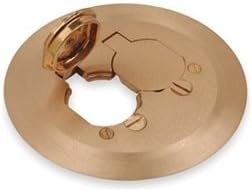 Floor Box Cover Round Brass 3 8 In Electrical Boxes Amazon