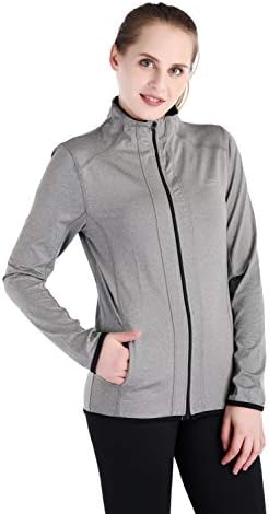 Dolcevida Women’s Full Zip Long Sleeves Running Activewear Yoga Track Athletic Jackets