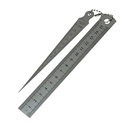 Stainless Taper Gage and Double Sided Ruler
