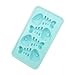 HDE Fish Bone Silicone Ice Cube Tray Novelty Halloween Party Themed Fish Skeleton Shaped Chocolate Molding Ice Cube Party Mold