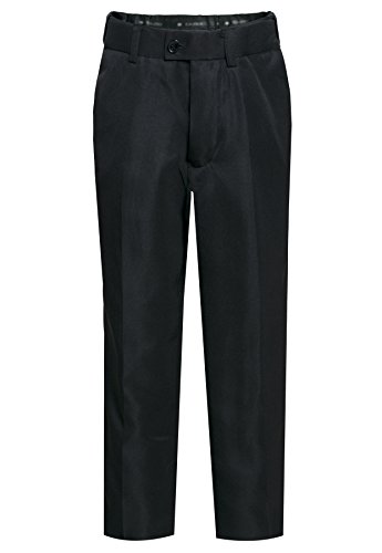 Boys Premium Paisley Patterned Shawl Lapel Tuxedos - Many Colors (20, Navy with Black) - Thumbnail 5