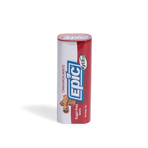Epic Xylitol Mints Sugar Free & Aspartame Free Mints Sweetened w/ Xylitol for Dry Mouth & Gum