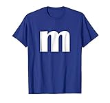 Letter M T-shirt Lower Case m Alphabet
