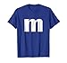 Letter M T-shirt Lower Case m Alphabet