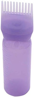 Lorjoy Hair Dyeing Treatment Oil Cream Shampoo Bottle Oil Coloring Dispensing Applicator Brush Tip Tool 120ML