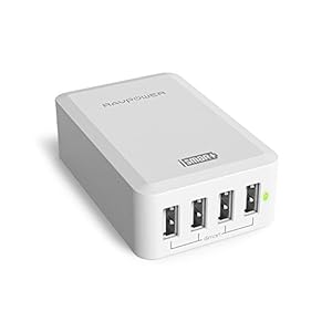 usb充電器 RAVPower 40W 4ポート ac アダプタ 急速充電 チャージャー