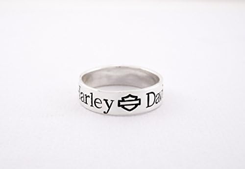 Sterling Silver Harley Davidson Ring - Harley Ring - Motorcycle Ring