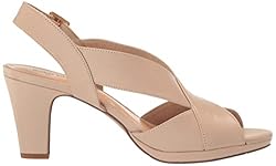 Easy Street Women's Christy Heeled Sandal, Nude, 6.5