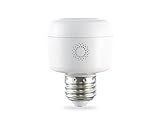 emberlight Socket, Wi-Fi Smart Light Bulb Adapter, White, Works with Amazon Alexa