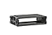SKB Roto-Molded 2U Shallow Rack - Durable, Stackable Gear Housing, Waterproof & Impact-Resistant for Musicians, DJs & AV Professionals - Interlock Design, Gasket Seals, Recessed Latches - Heavy Duty
