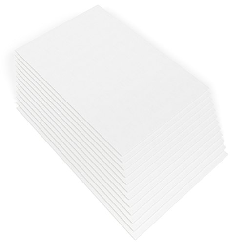Arteza White Foam Board, 12Pack, 20 x 30 x 0.2 inches, Smooth Double Sided Craft Foam Sheet