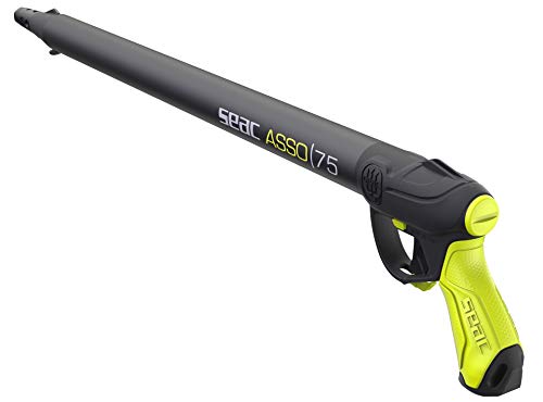 SEAC Asso S/R, pneumatische harpoen zonder regelaar, anti-stress rubberen handgreep, 75 cm