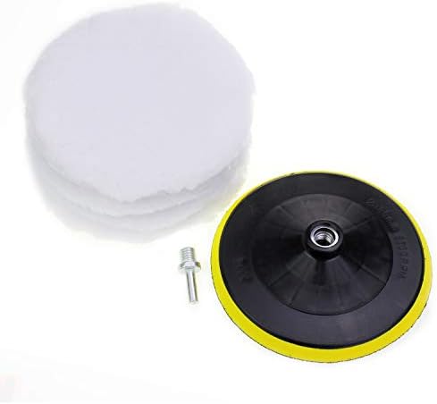 OCR 7inch Wool Polishing Pad Polishing Buffer Waxing Buffing Pad Drill Polishing Wheel Set 6PCS(7inch-6pcs)