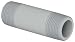 GF Piping Systems CPVC Pipe Fitting, Nipple, Schedule 80, Gray, 3" Length, 3/4" MPT
