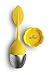 Tea Infuser, Steeper Strainer Silicone and Stainless Steel Mesh Basket for Loose Leaf Tea, Eco-friendly Gift or Tea Maker By Tea Commission (3, Yellow Blue Purple + Coaster)