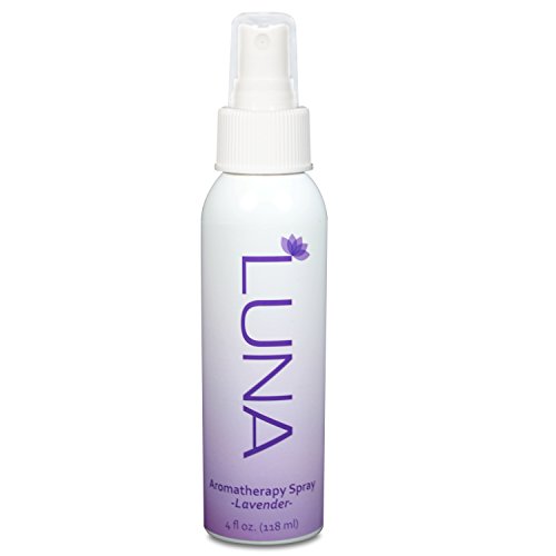 LUNA Premium Lavender Aromatherapy Spray - Great for Yoga, Pillow Spray, Relaxation, Sleep, and Room Spray - 100% Pure Lavender Essential Oil Mist - 10% To Charity