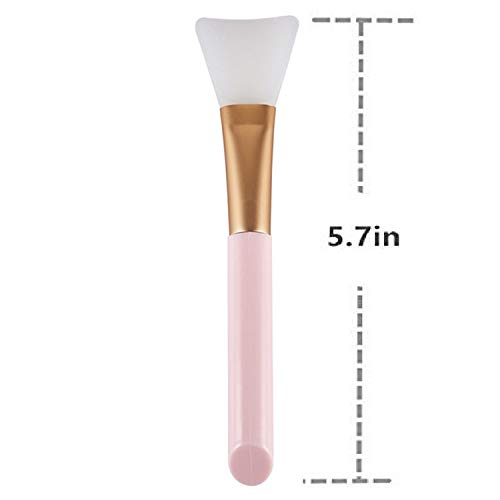 Silicone Face Mask Brushes, Facial Skin Care Makeup Tools and Body Butter Applicator Tools Pack of 6