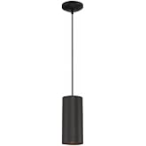 Access Lighting 29001LEDDLP-MBL-C Pilson Pendant, 1-Light 10 Watts, Matte Black