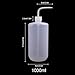 SUPERLELE 6pcs LDPE Safety Wash Bottle, 250ml 500ml 1000ml Plastic Squeeze Tattoo Bottle Medical Squirt Wash Bottle