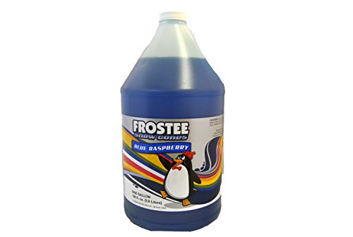 Perfect Stix Snow Cone Syrup Gallon- Blue Raspberry Snow Cone Syrup, 1 gal, Blue Raspberry