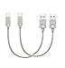 2-Pack Short USB Type C (USB-C) to USB 3.0 Type A Charge and Sync Cable for Samsung Note 8, S8, HTC U11, Google Pixel, LG G6, V30, Moto Z2 Play, Sony Xperia XZ and Type-C Phones(2X 0.2M White)