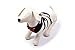 BINGPET Velvet Red Bowtie Gentleman Suit Boy Dog Tuxedo Harness Vest for Dogs with Handle Large