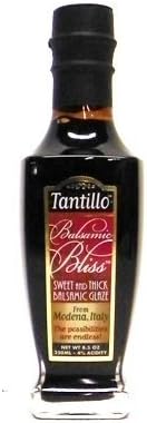 Tantillo Balsamic Bliss Sweet and Thick Balsamic Vinegar of Modena Glaze, 8.5 oz