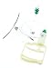 AnE Toys #1 Best Set of 2 Double Cup Massage Cupping Vacuum Size Small/Medium – with Premium Travel Storage Bag Included (Clear Transparent Color)